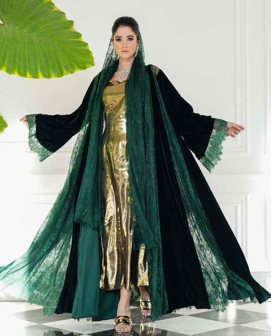 Velvet abaya